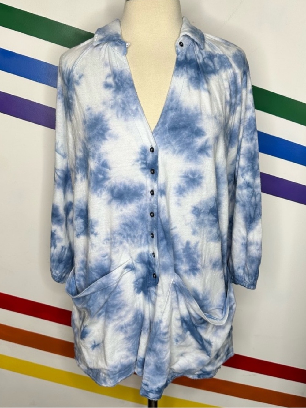 NEW Urban Outfitters UO Tie-Dye Benni Slouchy Playsuit Romper - XS